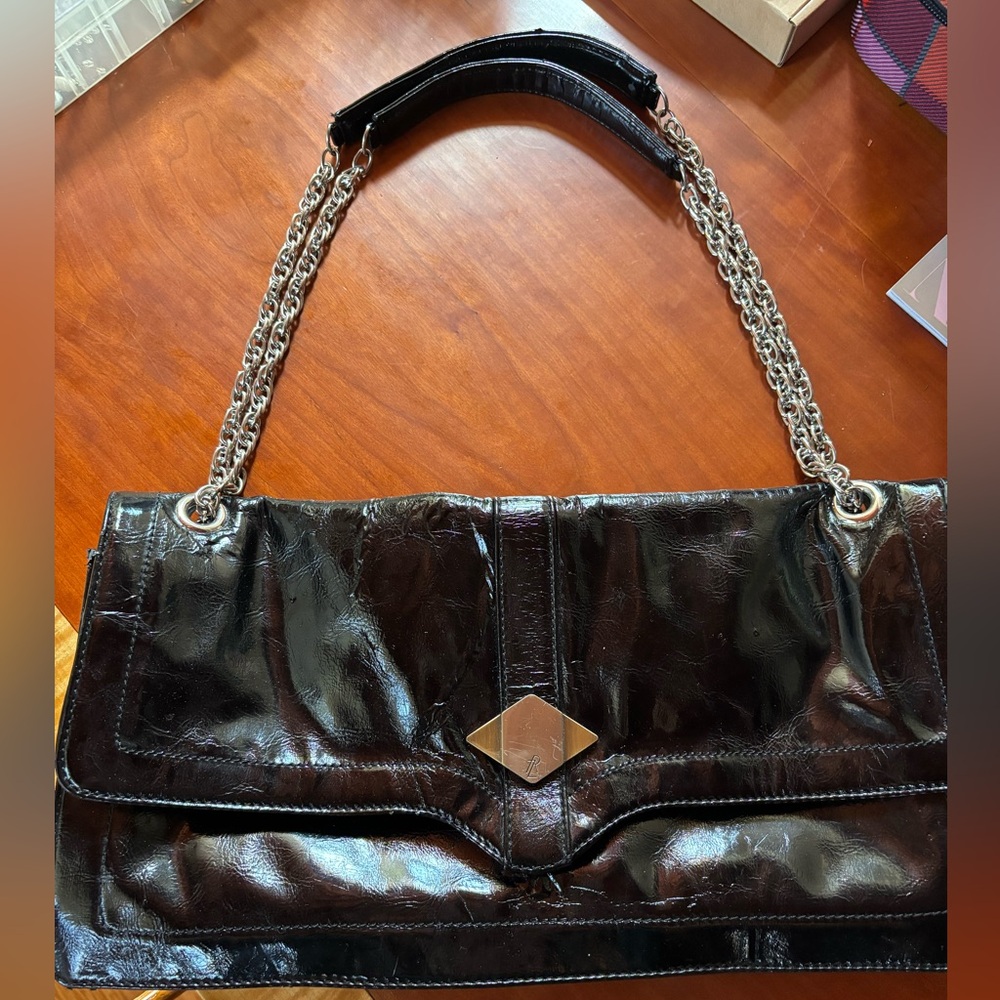 Vintage Rachel Zoe patent leather bag